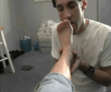 Munch My Boyfriend’s Dried Cum Off My Feet Slave Part I