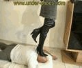 Miss Gladys And Our Fresh Russian Model Miss Lana Extreme High High-heeled shoes Boots Torture Hard Video