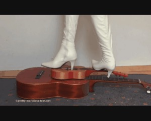 Two Guitars Vs White Boots